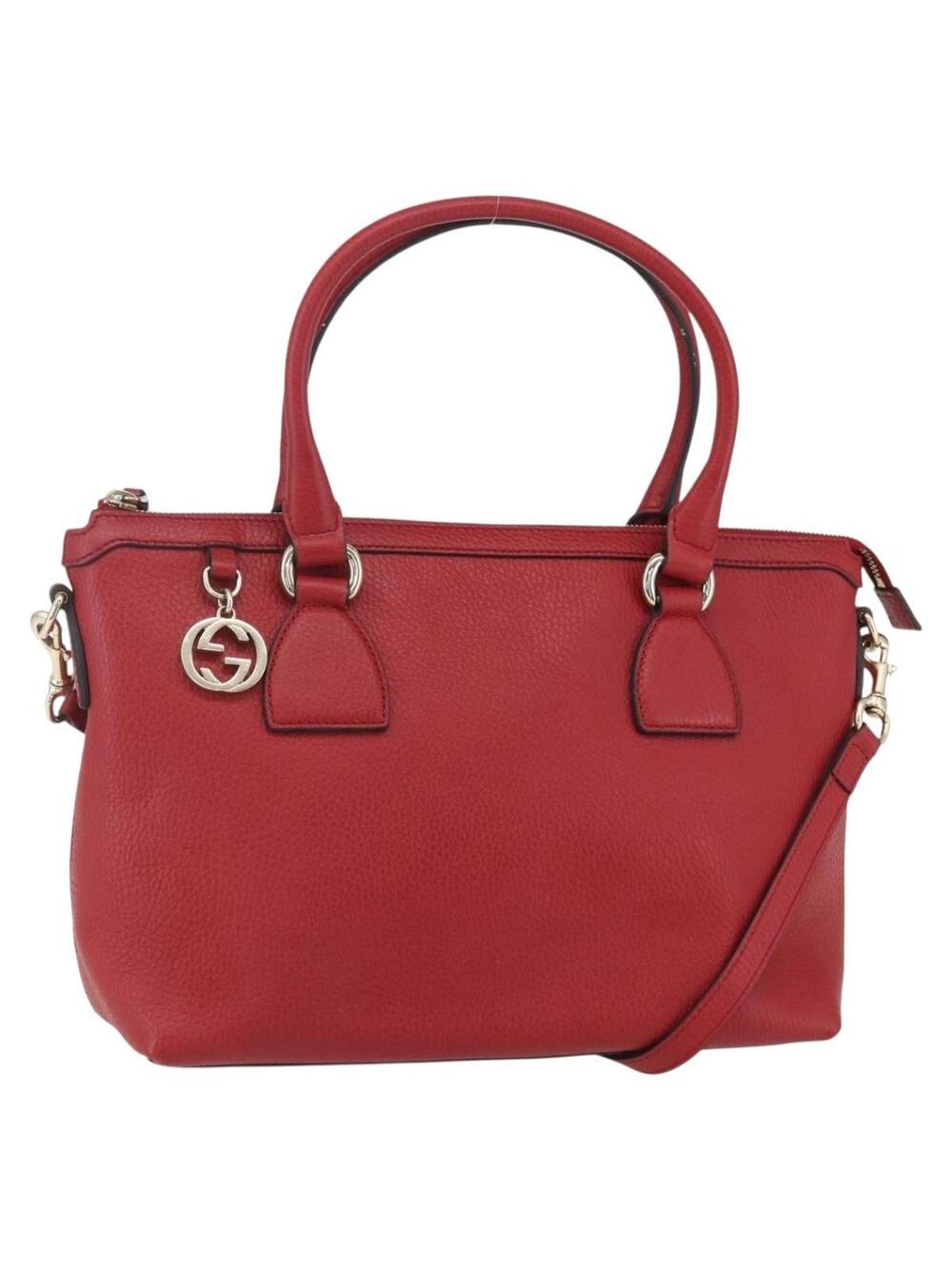 Gucci Interlocking Hand Bag Leather #359440G56B